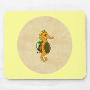 Tapis De Souris Cheval de mer Steampunk