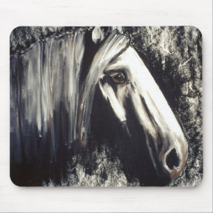 Tapis De Souris Cheval Gris