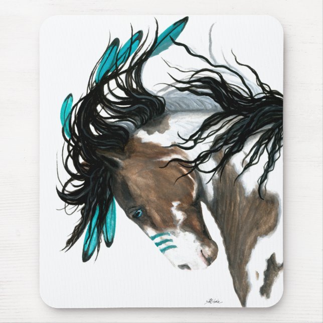 Tapis De Souris Cheval Majestic Pinto de Bihrle (Devant)