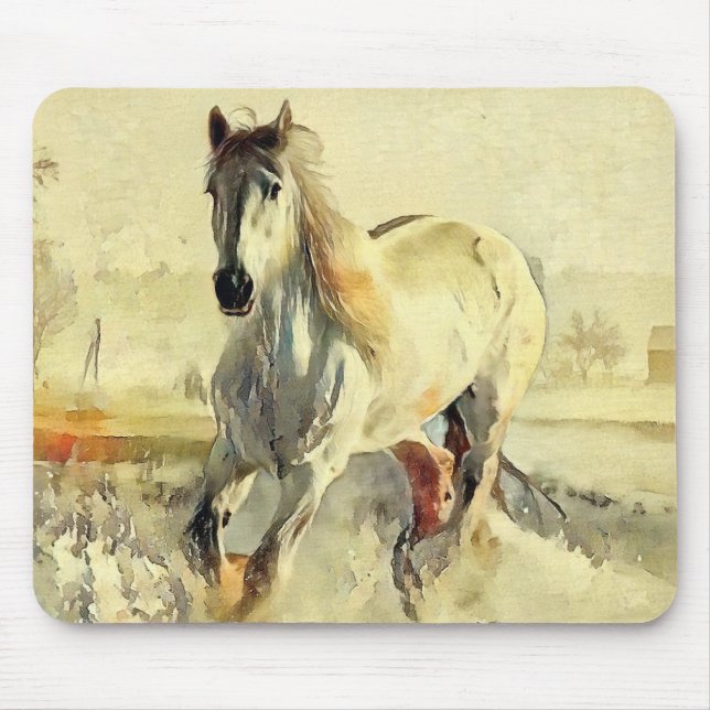 Tapis De Souris Cheval Mousepad (Devant)