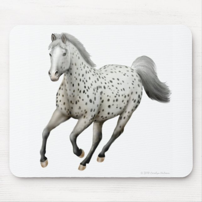 Tapis De Souris Cheval Mousepad d'Appaloosa de léopard (Devant)