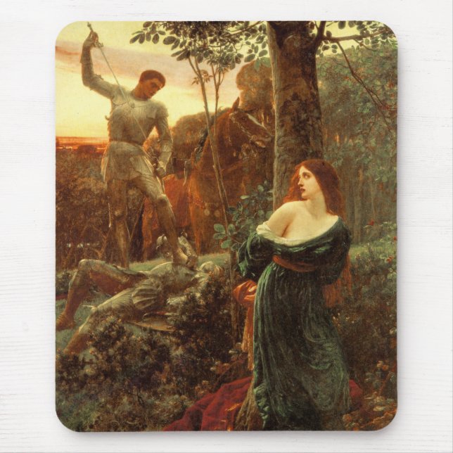Tapis De Souris Chevalerie (par Frank Dicksee) (Devant)