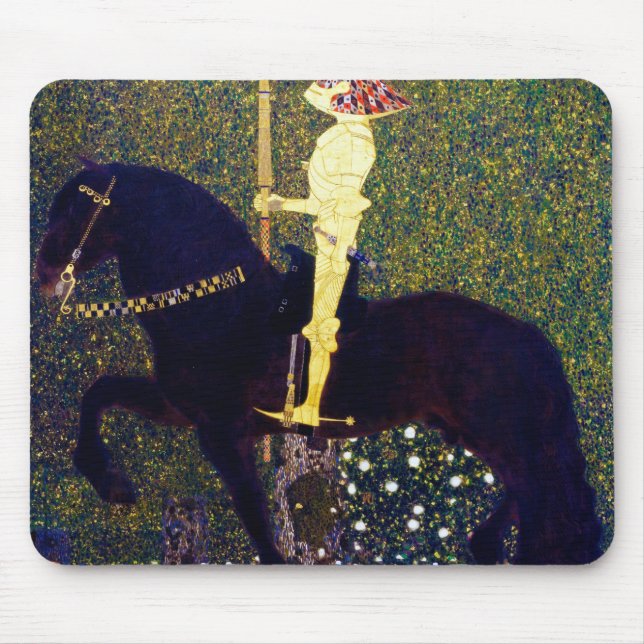 Tapis De Souris Chevalier d'or, Gustav Klimt (Devant)
