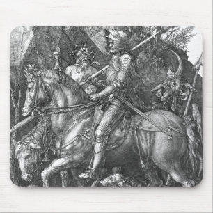 Tapis De Souris Chevalier, mort et le diable, 1513 (gravure)