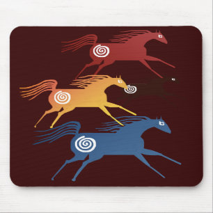 Tapis De Souris Chevaux antiques Mousepad