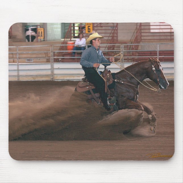 Tapis De Souris Chevaux - RCH - glissière de maîtrise de cheval (Devant)