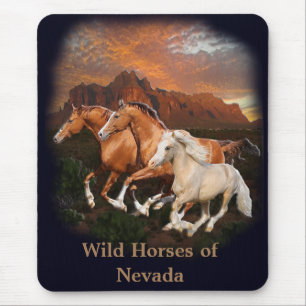 Tapis De Souris chevaux sauvages