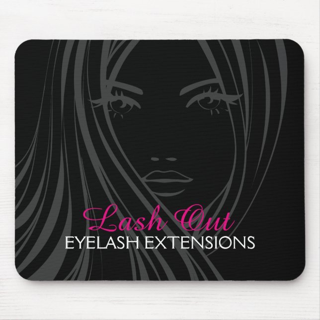Tapis De Souris Cheveux et maquillage Mousepad (Devant)