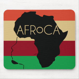 Tapis De Souris Cheveux noirs naturels Afro