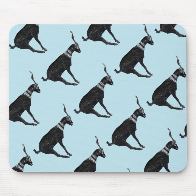 Tapis De Souris Chèvre chanceuse (Devant)