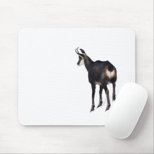 Tapis De Souris Chèvre montagneuse minimaliste chamois alpin sur n