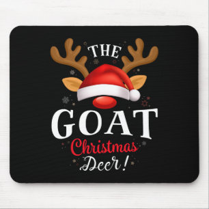 Tapis De Souris Chèvre Noël Cerf Pjs Noël Famille de Noël Correspo