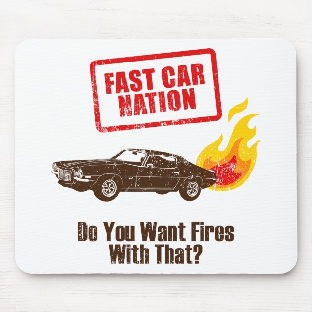 Tapis De Souris Chevrolet Camaro 1971 (Devant)
