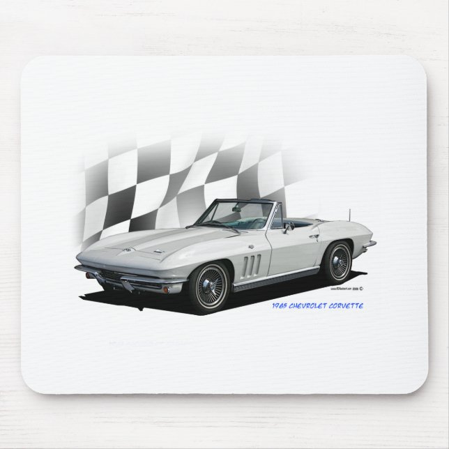 Tapis De Souris Chevrolet Corvette 1965 (Devant)