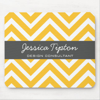 Tapis De Souris Chevron orange Mousepad | TBM