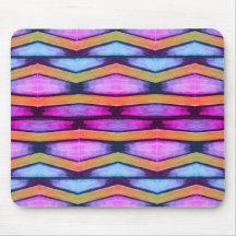 Chevron orange, rose, violet et bleu