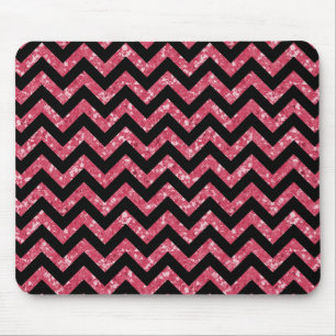 Tapis De Souris Chevron Parties scintillant Look Mousepad