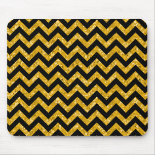 Tapis De Souris Chevron Parties scintillant Look Mousepad