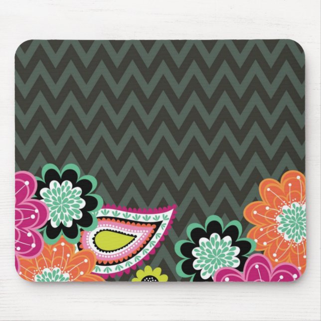 Tapis De Souris CHEVRONFLOWERS MousePad (Devant)