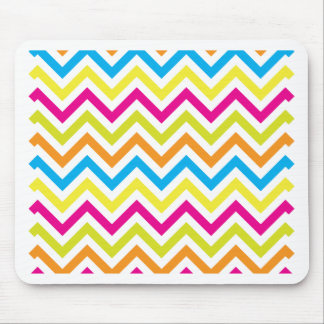 Tapis De Souris Chevrons lumineux de couleurs