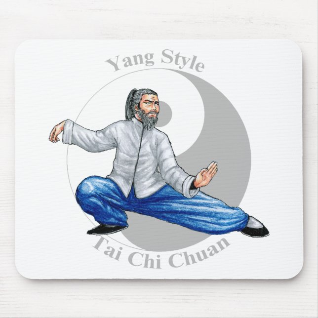 Tapis De Souris Chi de Tai de style de Yang (Devant)