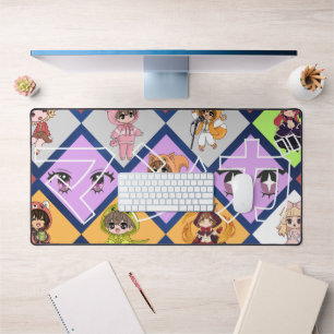 Tapis de souris Chibi Manga Anime Katakana japonai