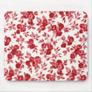 Tapis de souris chic de roses rouges