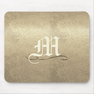 Tapis De Souris Chic Gold Elegant Ajouter Monogramme