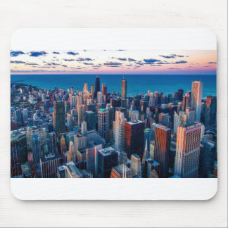 Tapis De Souris Chicago l'Illinois horizon d'Etats-Unis - Chicago