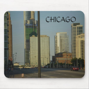 Tapis De Souris CHICAGO, scène de rue