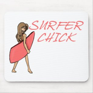 Tapis De Souris Chick surfer