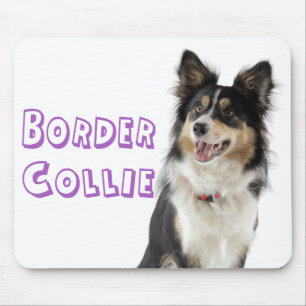 Tapis de souris Chien chiot Border Collie Amour