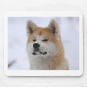 Tapis De Souris Chien d'Akita Inu semblant sérieux