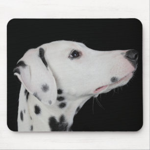 Tapis de souris Chien Dalmatien Noir