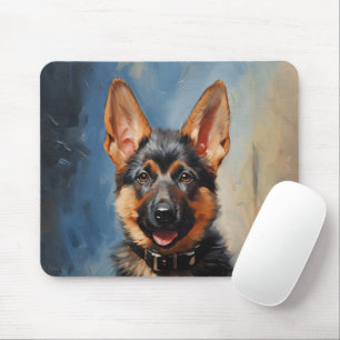 Tapis De Souris Chien de berger allemand chiot
