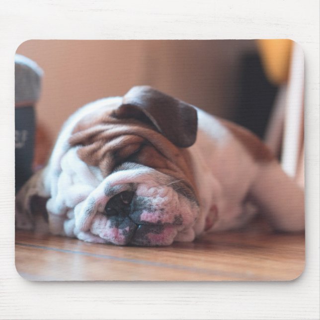 Tapis De Souris Chien de garde et Chien blanc (Devant)
