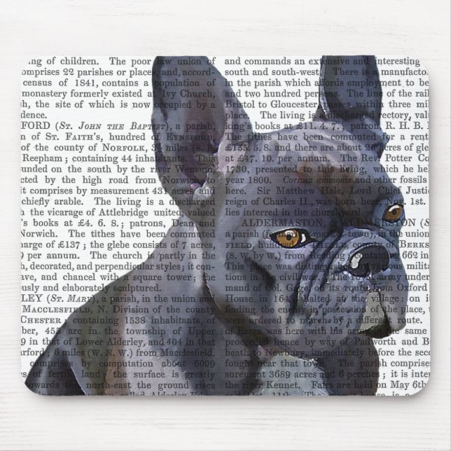Tapis De Souris Chien de taureau français (Devant)