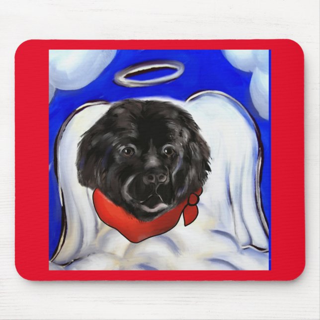 Tapis De Souris Chien de Terre-Neuve (Devant)
