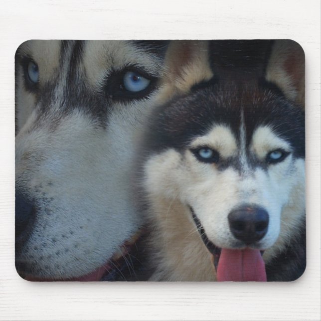 Tapis De Souris Chien de traîneau d'Alaska - costaud (Devant)