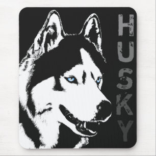 Tapis De Souris Chien de traîneau sibérien Mousepad Mousepads