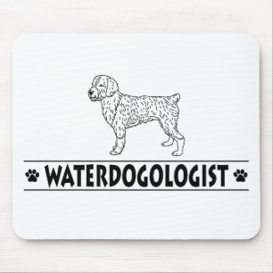 Tapis De Souris Chien d'eau espagnol humoristique