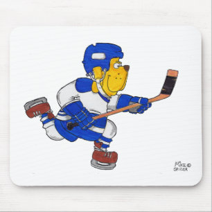 TAPIS DE SOURIS CHIEN D'HOCKEY