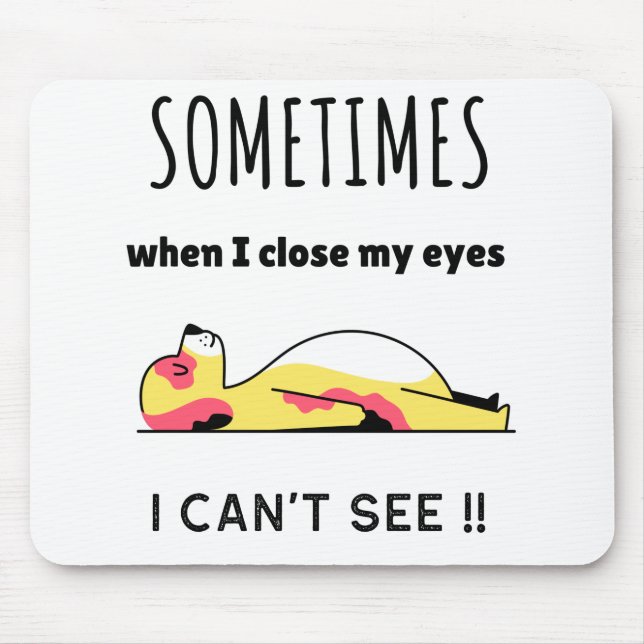 Tapis De Souris Chien drôle (Devant)