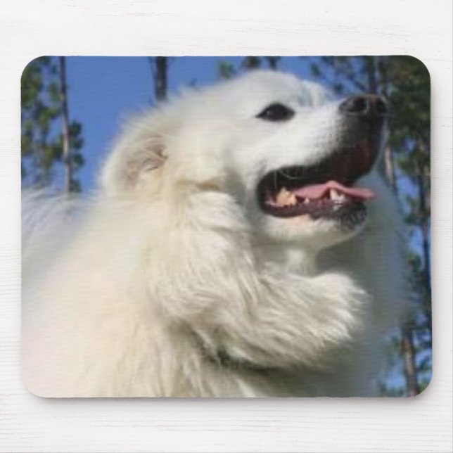 Tapis De Souris Chien esquimau américain Mousepad (Devant)