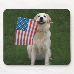 Tapis De Souris Chien patriotique