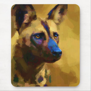 Tapis De Souris Chien sauvage africain