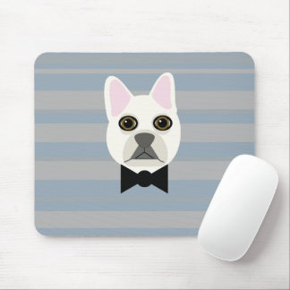 Tapis De Souris Chien-taureau français blanc, Grandes