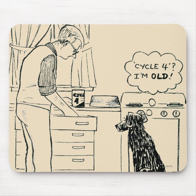 Tapis De Souris Chien vieillissant (Devant)