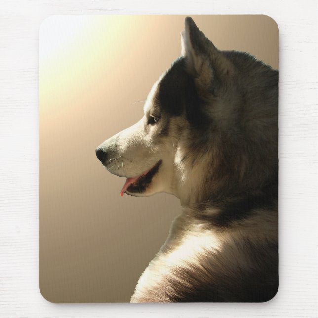 Tapis De Souris Chiens de traîneau de Malamute de cadeaux de (Devant)
