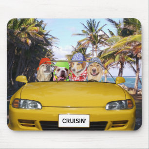 Tapis De Souris Chiens drôles Cruisin